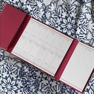 Kate Spade desk planner and address book